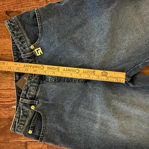 NWT Vintage St. John Sport by Marie Gray Straight Leg Jeans Faded Denim-Size 8 - Picture 5 of 16